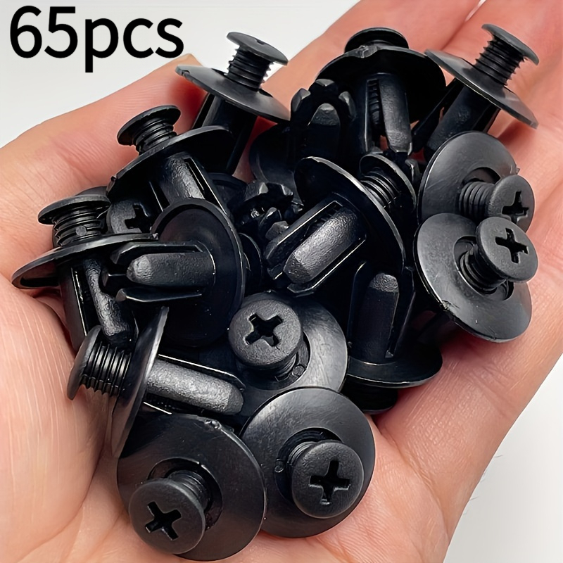 65 Universal Car Clips, Durable Plastic Interior Trunk Clips,, Use: retailer-supplied image