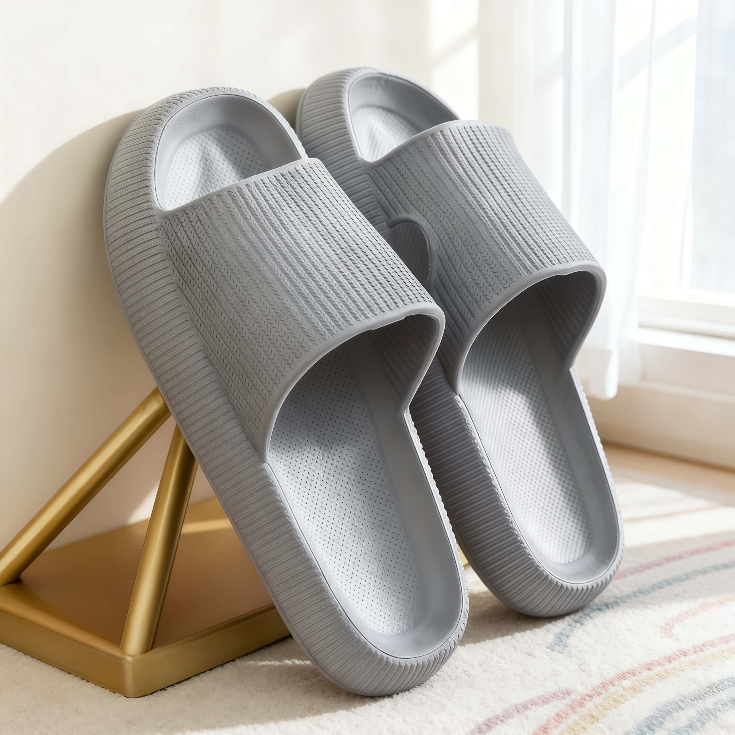 TEMU Versatile And Simple Unisex Slippers For , Featuring A Comfortable And Wear-resistant Sole That Provides Long-lasting Without Your Feet. An