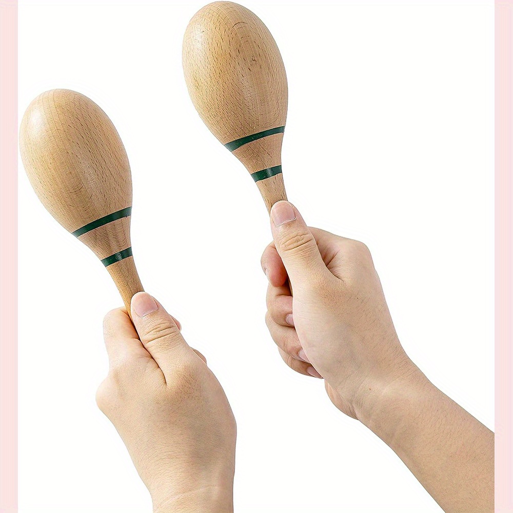 [Personalized] Laser Engraving custom Maracas Hand Percussion Rattles, with Rhythm for Party musical instrument, suitable for seaside birthday wedding, party gifts, Halloween gifts, Christmas giftst, DIY