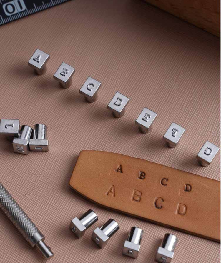 36-teiliges Stempel Set – Zahlen & Buchstaben Aus Stahl, Für Metall & Leder