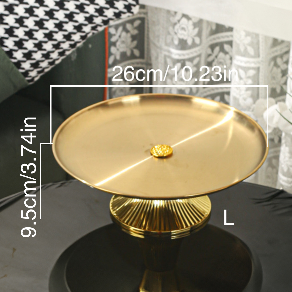 Image of 1pc Tray For Household Kitchen, Dining Room, Living Room, Serving Dishes, Suitable For Tea Utensils, Water Utensils, Candy, Biscuits, Bread, Wedding Banquets, Birthdays