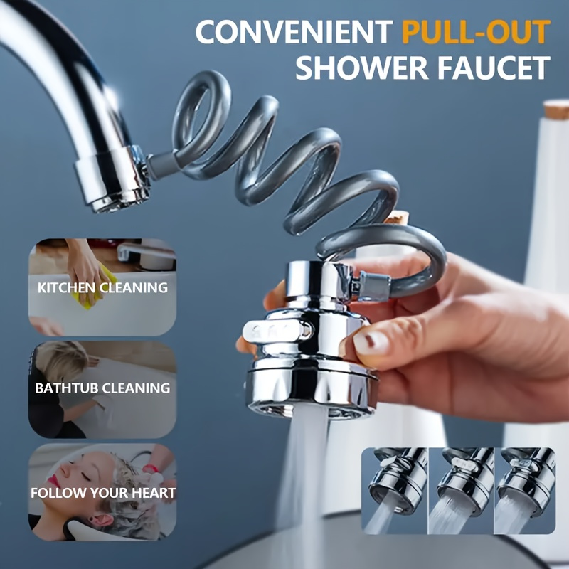 grifo cocina telescópico rociador velocidades cabezal Temu