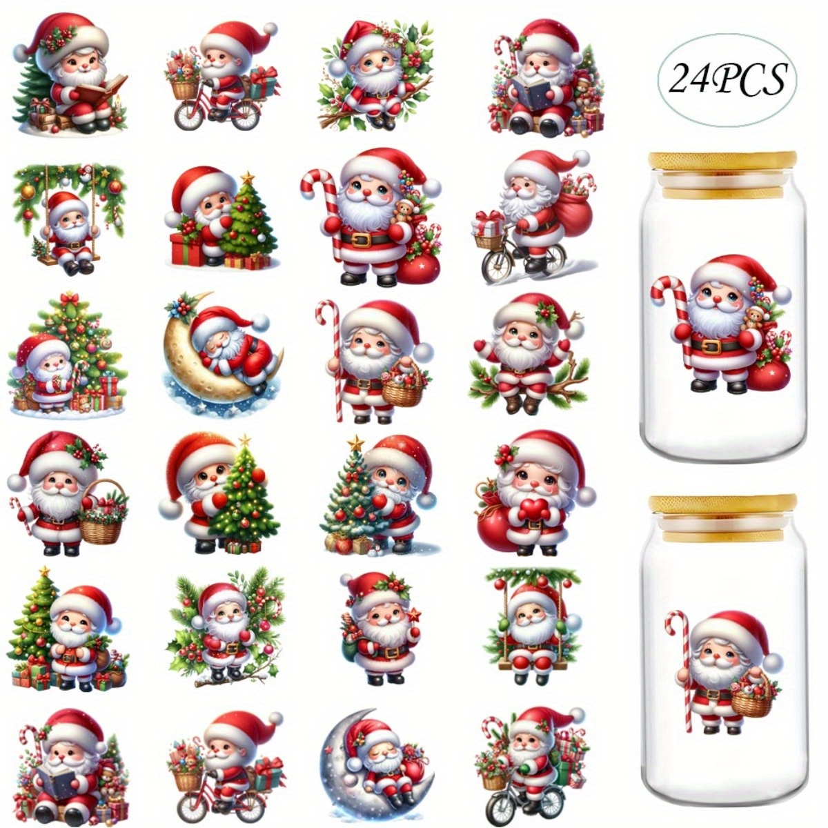 xmas stickers sold on Temu New Zealand