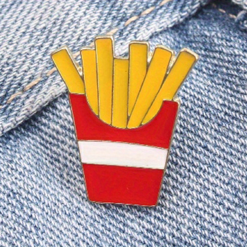Fun Enamel Pin: The Top For Food Lovers Who Are A Casual And Fashionable Look. It Adds A Touch Of Fun To A . Very Suitable For And Festive Occasions. A Fashionable Accessory For Whe