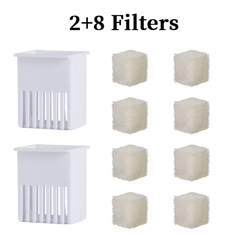 Image of 6/ 10 Pack Cat Water Fountain Filters Replacement - Sponge Filter, Pet Water Fountain Filters, Compatible With Most Pet Fountain Dispensers