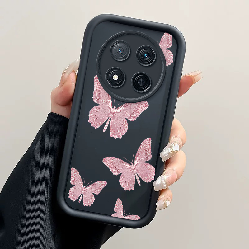 TEMU Phone Case - Protective Phone Cover Designed Magic 7 Lite | X9c/ X60 Pro, Featuring A Soft Tpu Material Shock-resistant, With A Pink Design,