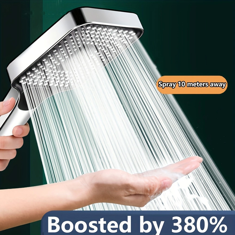 Extra Large 3-Mode Shower Head Kit with 2M Hose