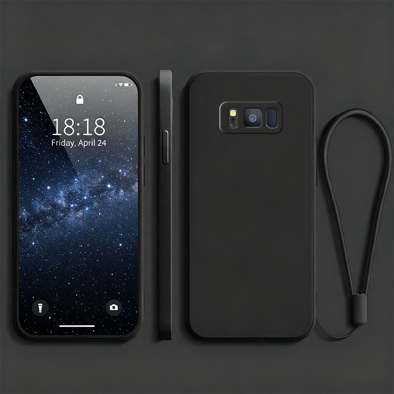 TEMU Чохол для телефону: Чохол для for Samsung Galaxy S8, матова з матовим покриттям, м'який гнучкий чохол, стійкий до подряпин, відбитків пальців та