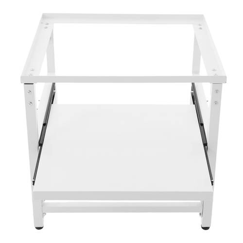 washing machine pedestal stand 20 5 inch height pull out shelf 330 lbs capacity white