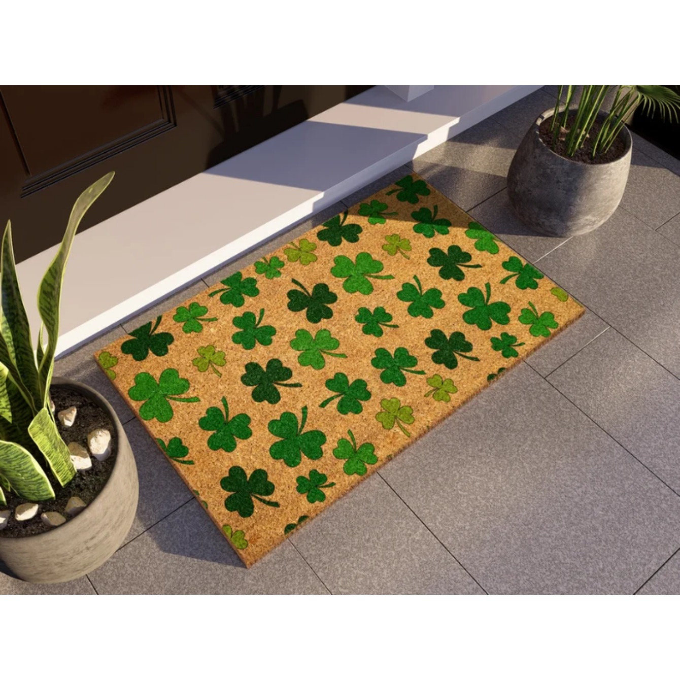 

Happy 's Day Door Mat, All Day Shamrock Door Mats, Closing Gift Doormat, 's Day Housewarming Gift, All