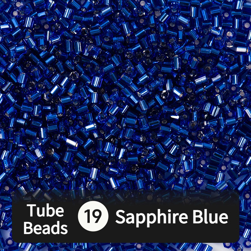 680pcs Hex-Cut Tube Beads for Beading & Jewellery Making