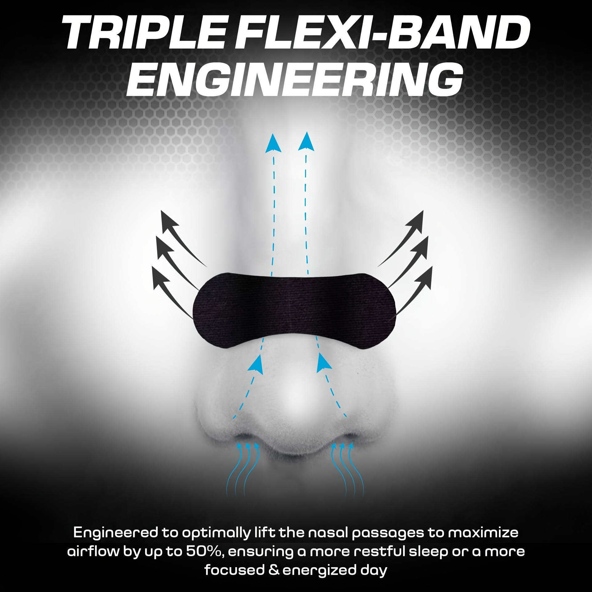 50pcs snore prevention nasal strips hypoallergenic breathable snoring strips suitable for sleep for snoring wide style   discreet nose strips for   use Product details 4