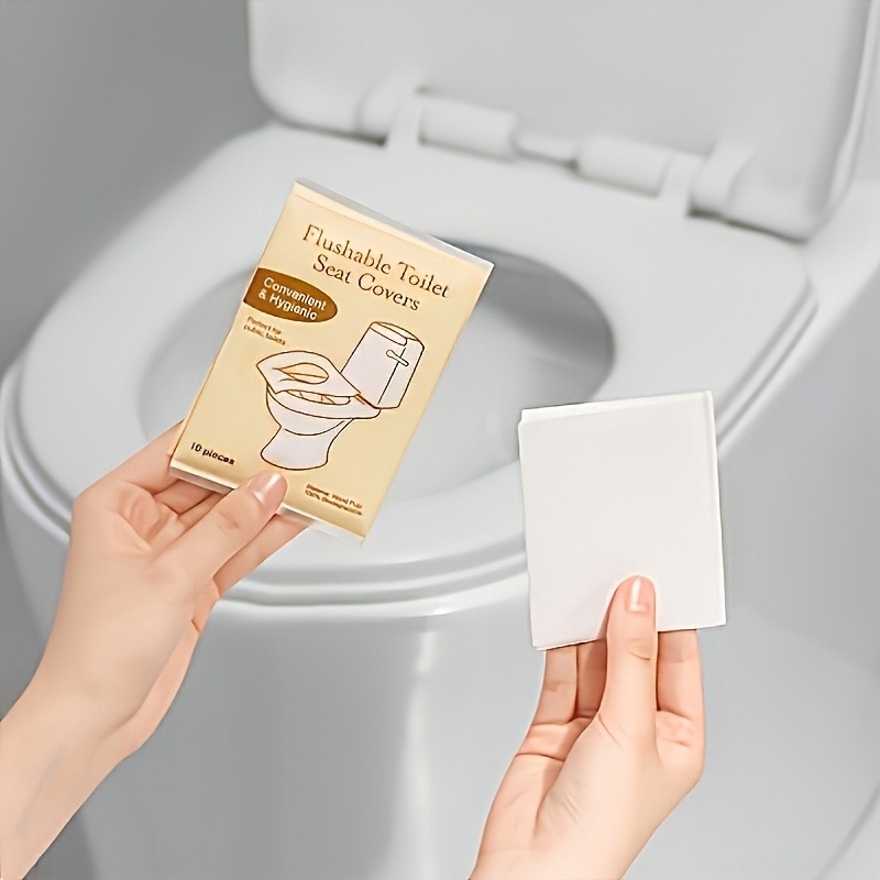 disposable hygienic potty training pads for adults   in packs of 30 or 50 made from ideal for travel and public restrooms each pad is individually wrapped