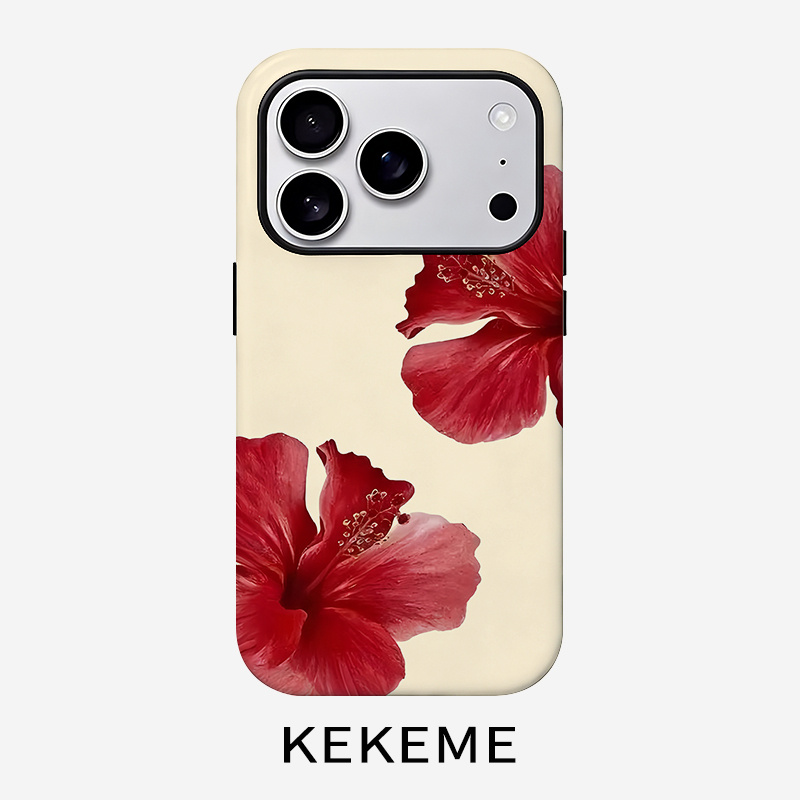 TEMU Phone Case: Yellow Flower Floral Film 2-in-1 Case For 17 16 15 14 13 12 11 Pro 15 14 Plus 17 Air, Full-body Drop-proof, Stylish And Minimalist,