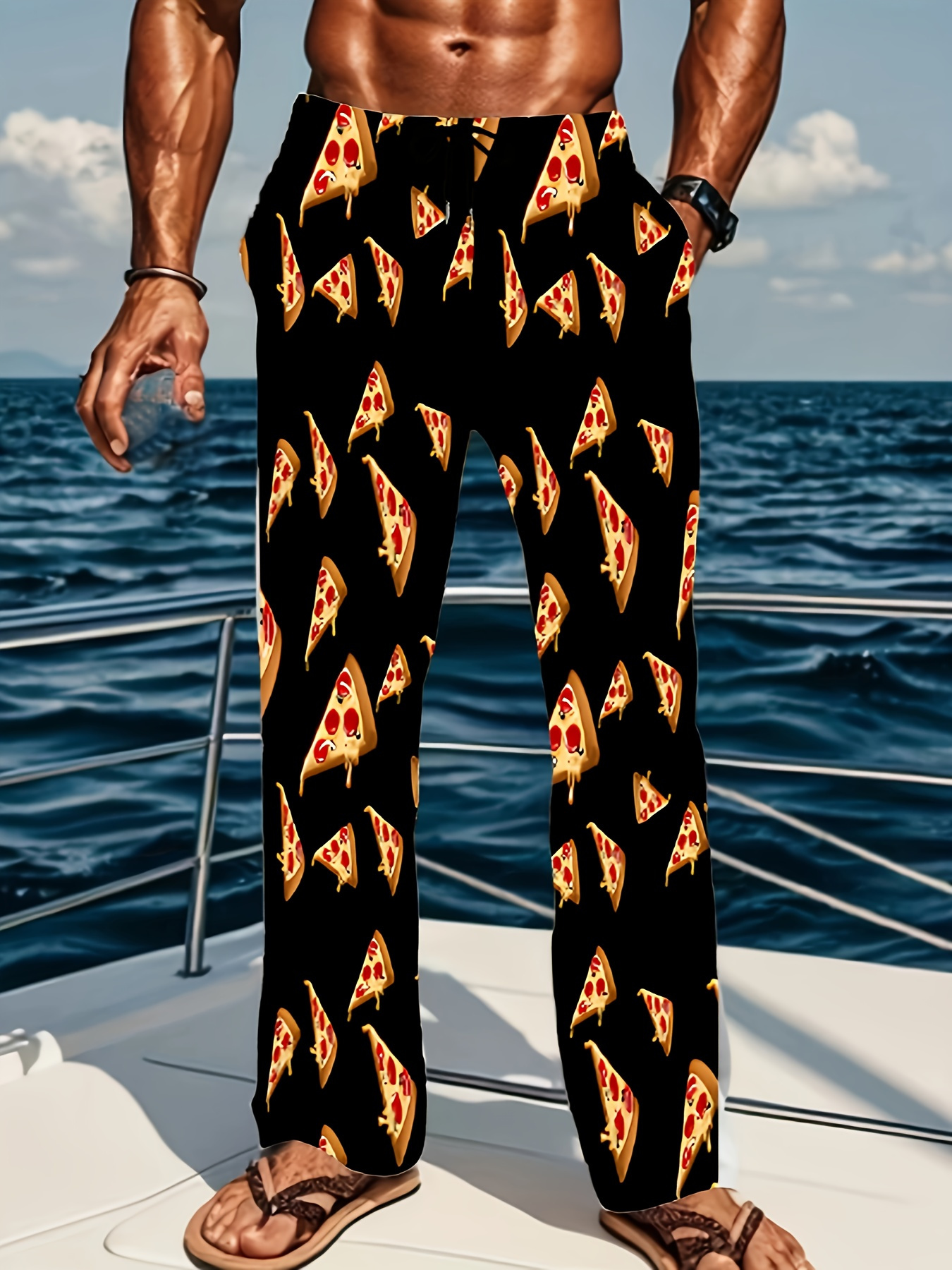 pizza pants sold on Temu United States