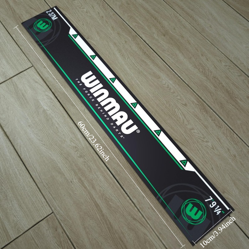 TEMU Throwing Line Marker, 23.62 X 3.94 Inches (60 X 10 Cm) With Toe Markers For Consistent Posture - Regulation Distance (product Is Diatomaceous