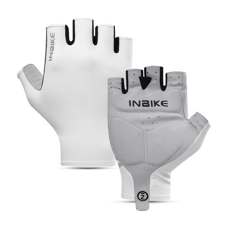 Inbike Riding Gloves Half Finger Sports Fitness Mountain Bike Gloves Men's And Women's Universal Thick Palm Pads Bicycle Riding Accessories