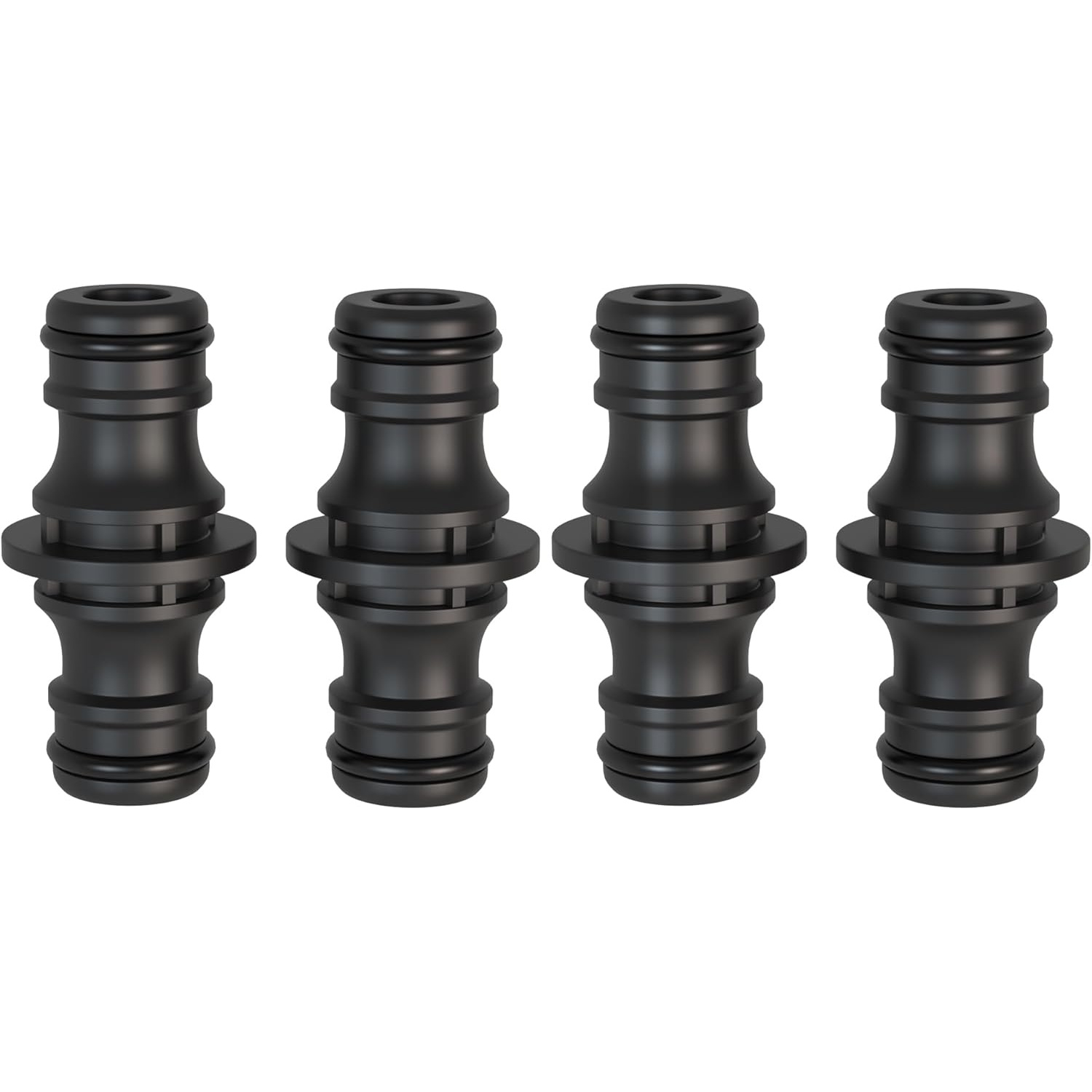 Image of Hose Connector - 2/3 Units, 1/2 Inch For Garden Hoses, Extension Coupler For Use In Gardens And Homes