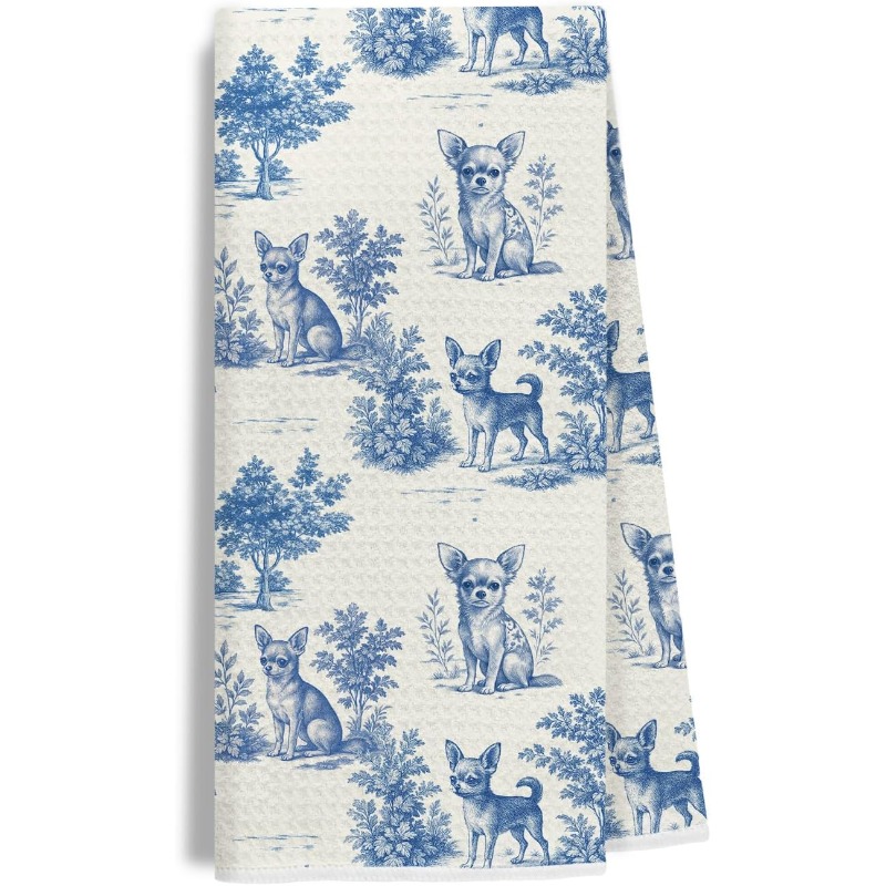 TEMU 1pc 18&times;26 Inch Kitchen Dish Towels, Stylish Hand Towels For Kitchen, Washable Dishcloths And Kitchen Towels