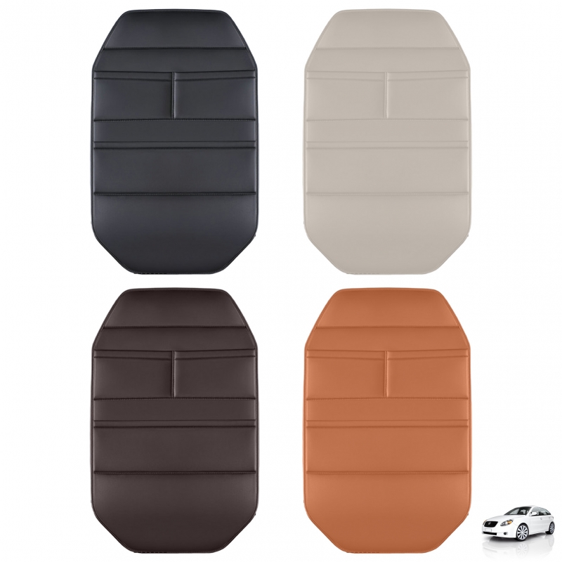 Car Seat Back Organizer Faux Leather Material Multifunctional Large Capacity Storage Bag Compatible with Various Car Models
