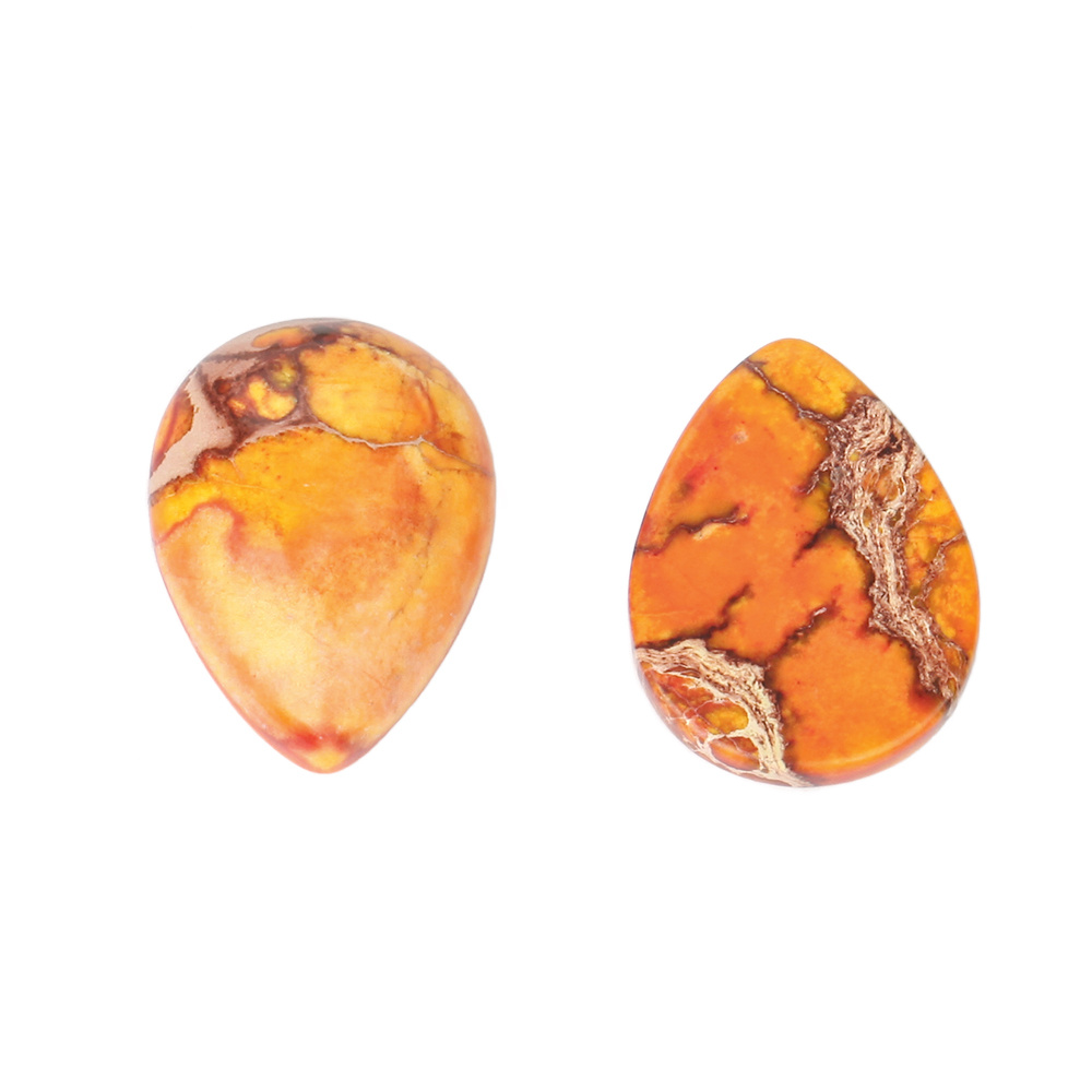 TEMU Perline in , sedimenti marini arancioni, giasper turchese, misura 10X14 mm, disponibili in set pezzi. per creare gioielli come braccialetti e