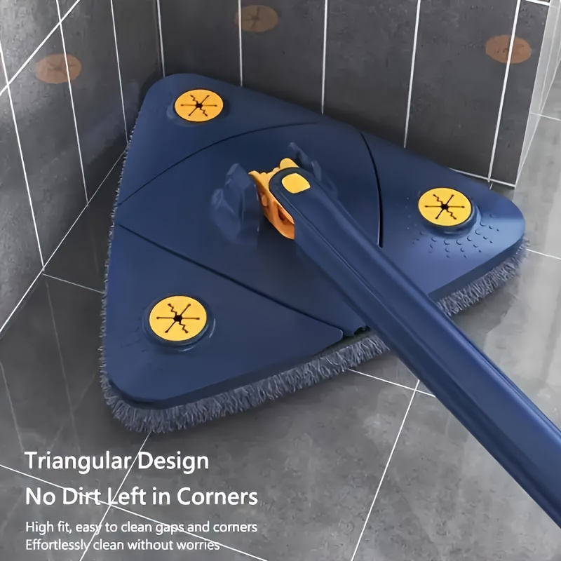 1set, Triangle 360° Rotating Cleaning Mop, Long Handle Floor Mop,... product image 8