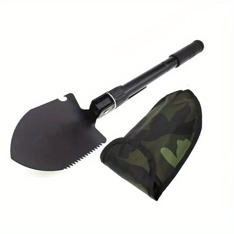 1pc Outdoor Multifunctional Folding Shovel Car Camping Fishing Shovel