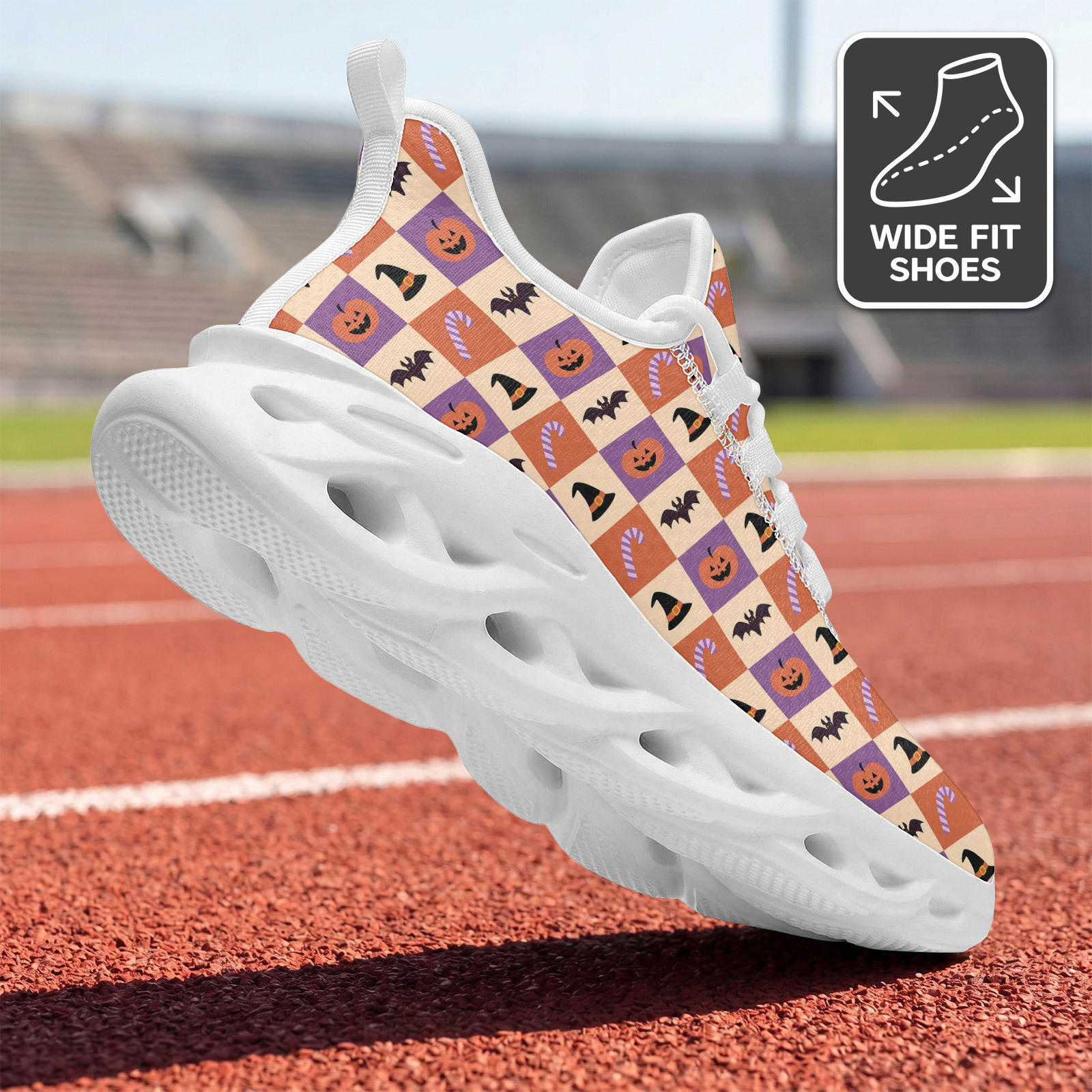 Men's WIDE FIT Breathable Lightweight Running Shoes
