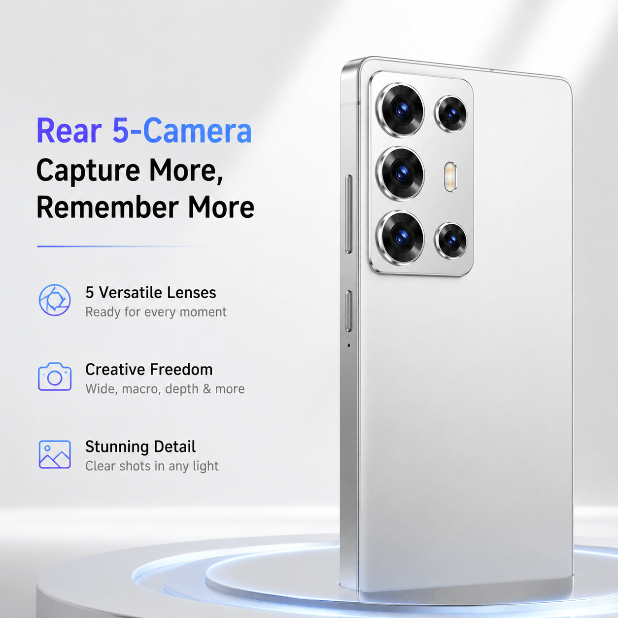 6 8 hd ultra clear unlocked smartphone 4 64gb   support fingerprint sensor   full bundle travel phone   elderly Product details 5