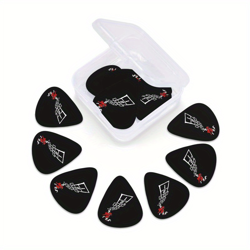 Set trzalic za glasbene kitare, 12 kosov - 3 velikosti (0.46 mm, 0.71 mm, mm), primerno za akustične kitare, električne kitare, bas kitare,