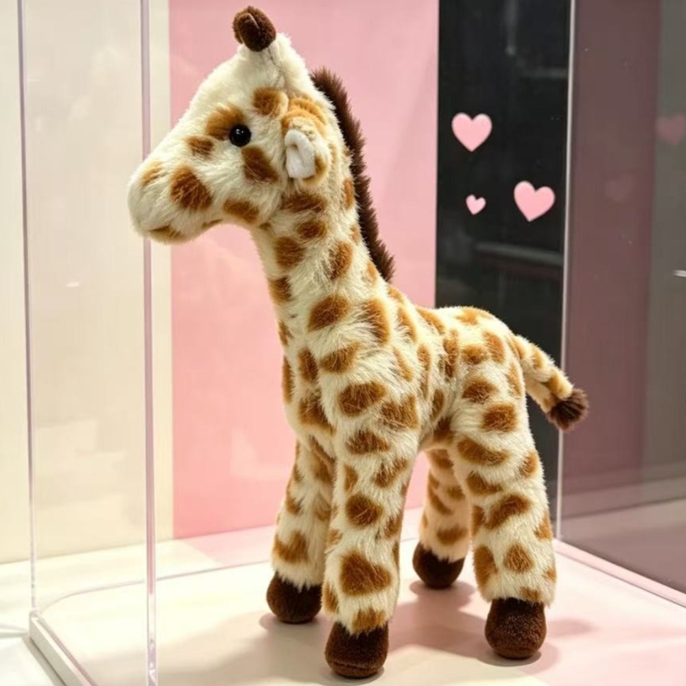 Cute Giraffe Plush Toy, Creative Standing Patterned Doll