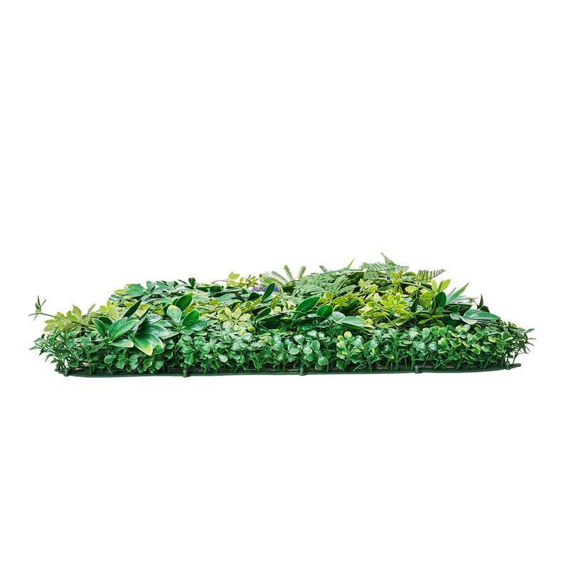 Faux Boxwood Hedge 20X20In for Garden Privacy Ivy Fence Interior Wall Decor, 8pcs 3D Greenery Foliage Screen Backdrop Interlocking Grid Panels