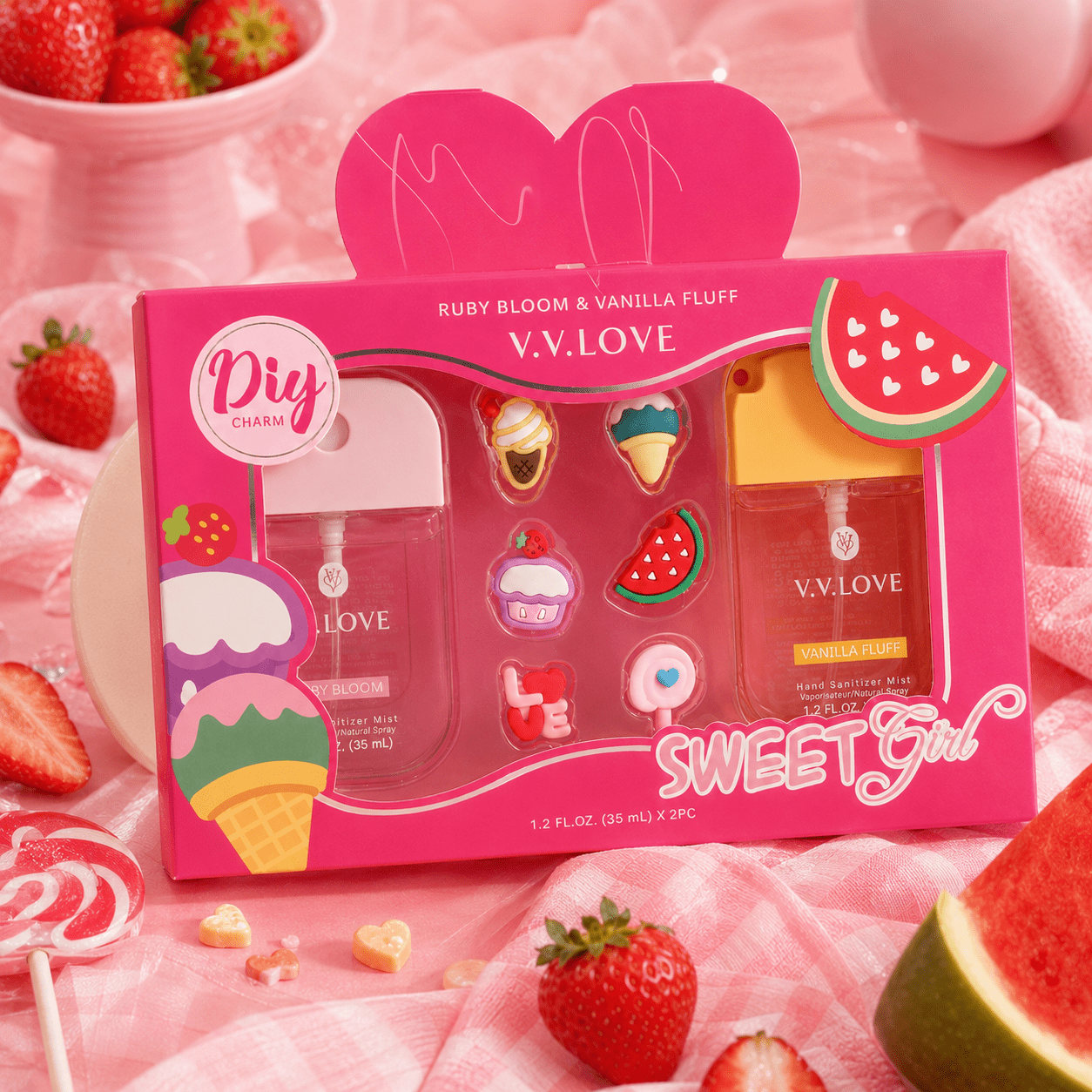 X 2pcs Gift Box (2-bottle Set) Women's Perfume, Women's Perfume Gift Set, Fruity And Floral Notes, Suitable For Occasions, As A Holiday Gift