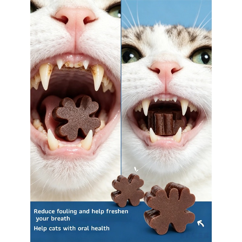  tuna flavored chewable that cats can dogs the early months can which     can clean teeth and massage gums Product details 1