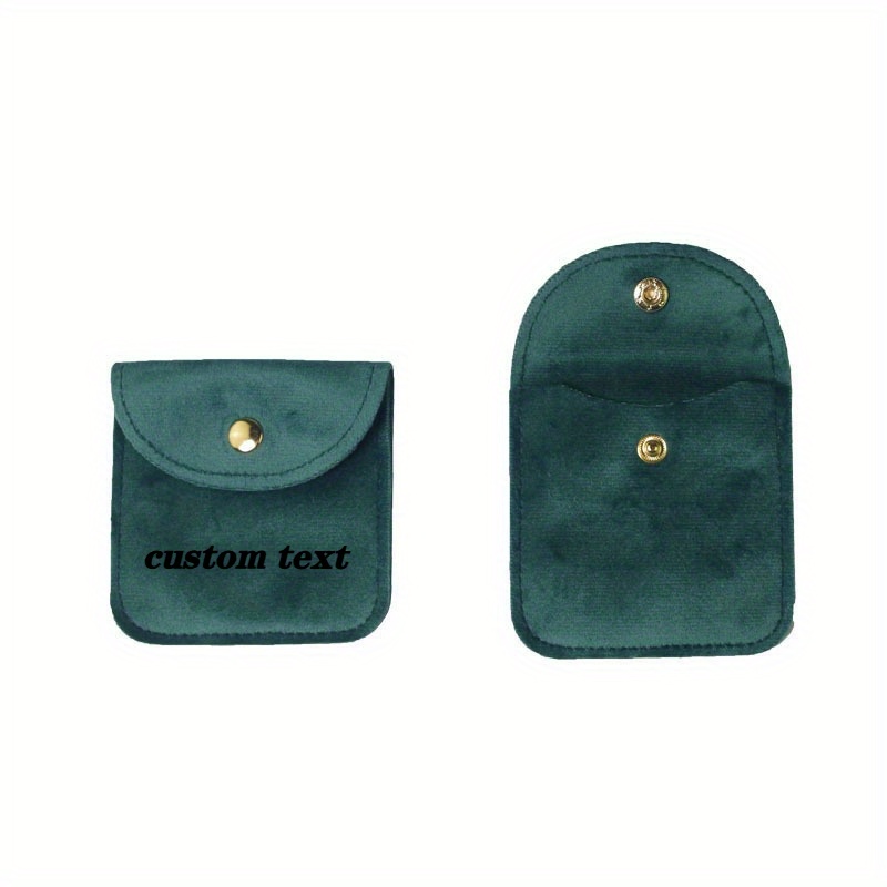 Customizable Laser-Engraved Velvet Pouch Set