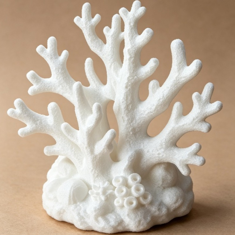 TEMU 1pc - Mini Coral Sculpture Ornament, Nice Home Decor, Suitable For Easter, Valentine's Day, Mother's Day Gifts - Indoor/outdoor Use, Decor |