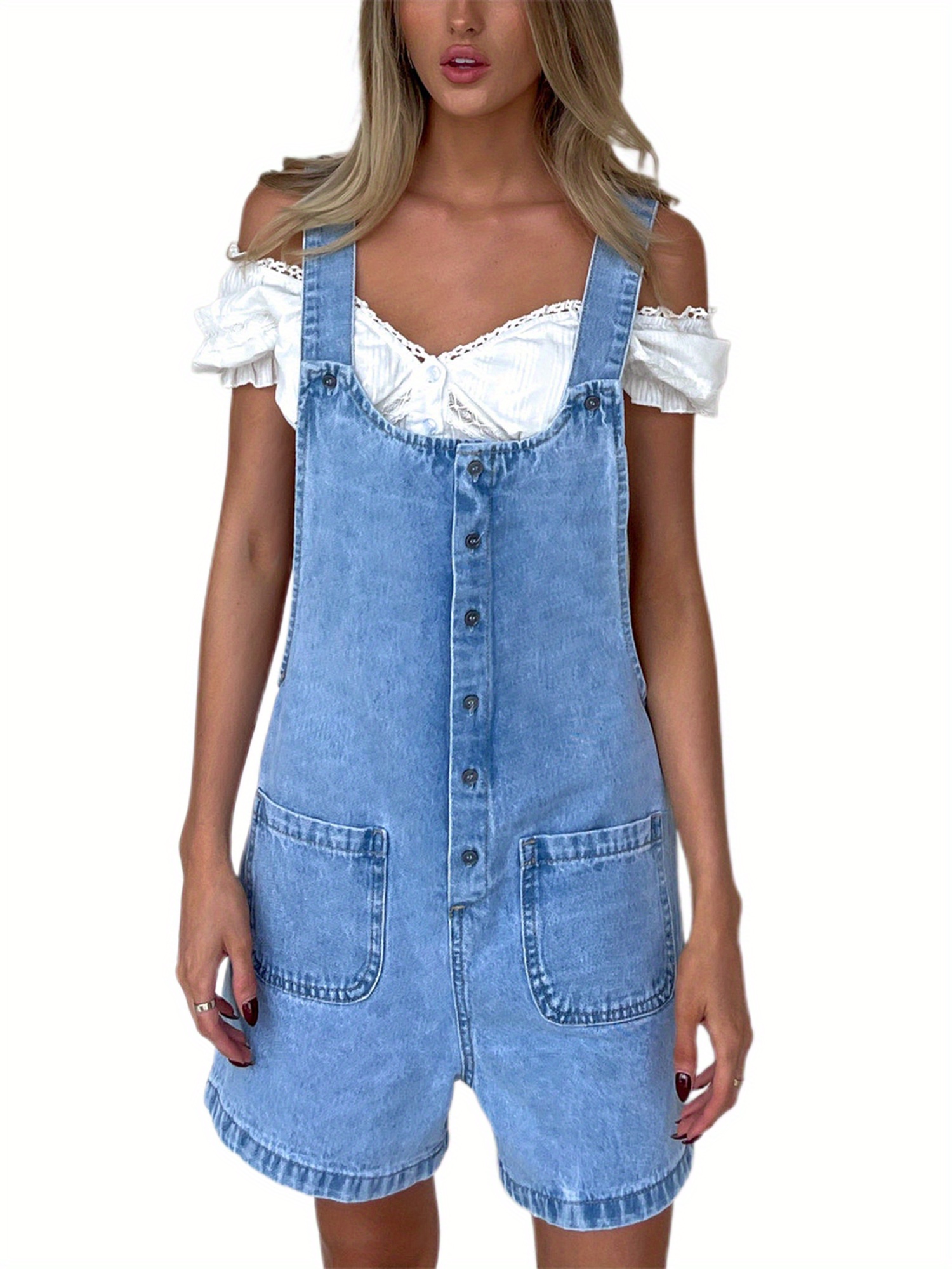 Jumper Outfit Denim Jumper Dress Womens BerryGo Women's