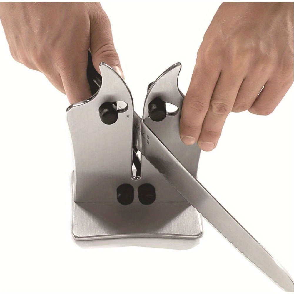 

Premium Manual Knife Sharpener - Abs, Non-electric Kitchen Gadget For -sharp Blades