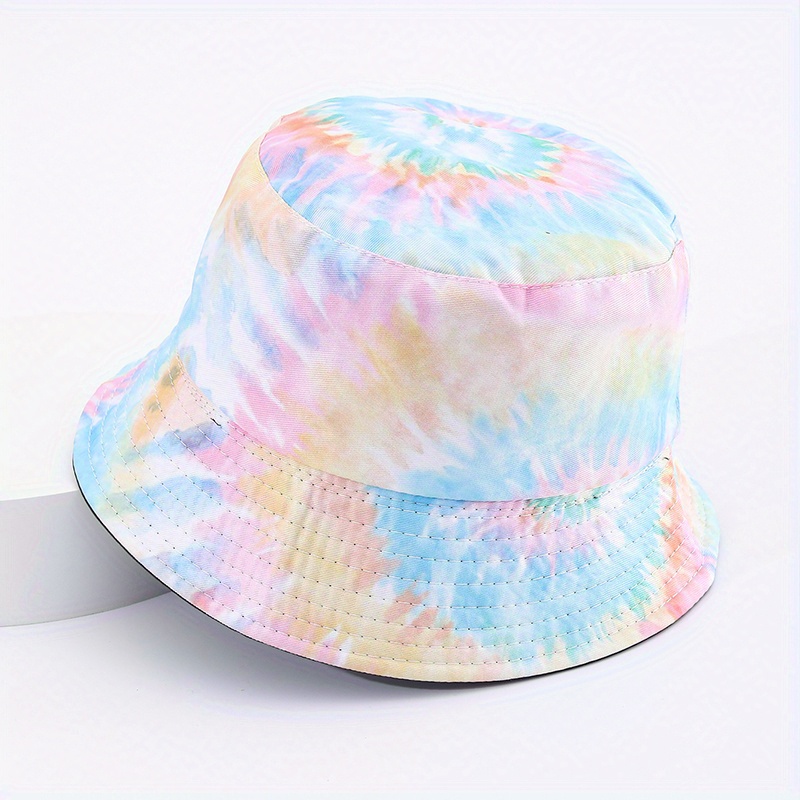 E-shop Neuer Unisex Reversibler Fischerhut mit Cartoon-Muster, Outdoor-Sport-Sonnenhut für den Sommer, atmungsaktiver bedruckter Fischerhut für den