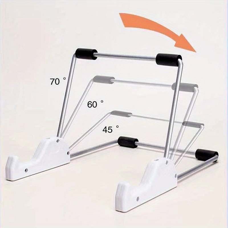 Versatile And Collapsible Tablet Holder - Works with Various Devices, Lightweight Laptop Support for Smooth Operation, Comfortable Design for Relaxed Days - Offered in Several Bright Colors