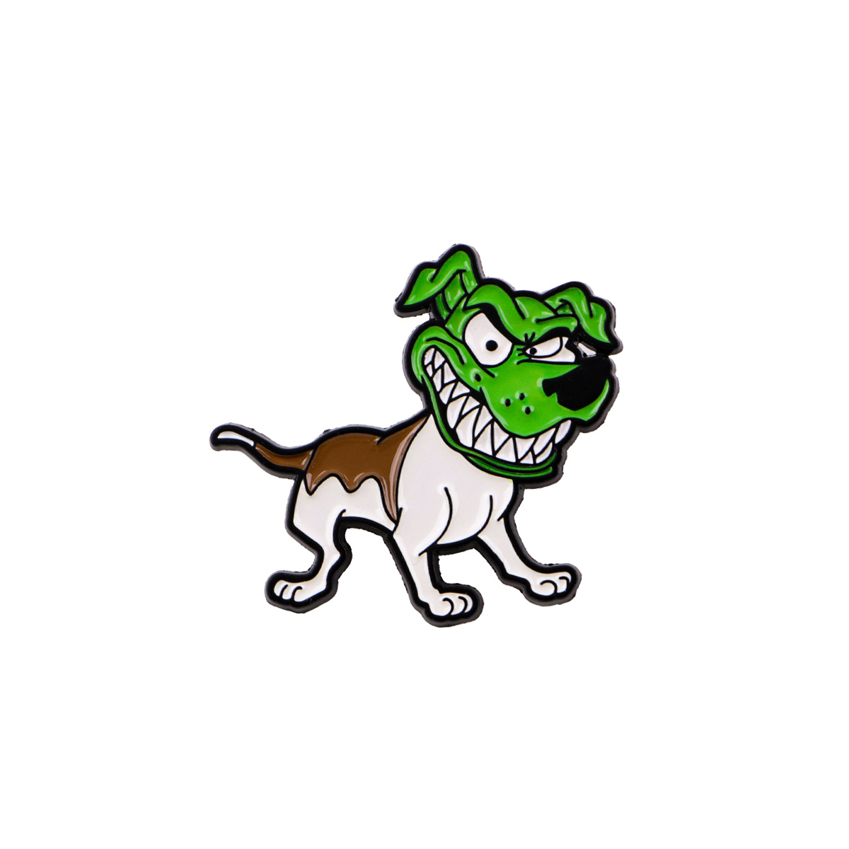 1pc Cartoon Dog Enamel Pin Brooch For Clothes, Briefcase, Backpack, Lapel, Decorative Jewelry, Cute Theme, Alloy And Silicone, Dmlsky Brand, Buttons & Pins, Gift Accessory