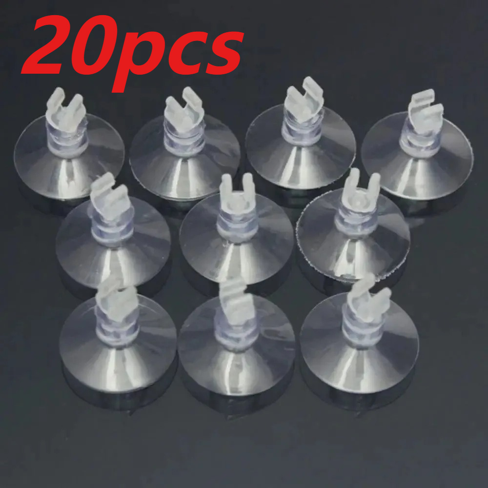 TEMU 20 piezas de clips de fijación multifuncionales, ventosas de fijación para tubo de oxígeno y tubería de agua, sujetadores de alambre de