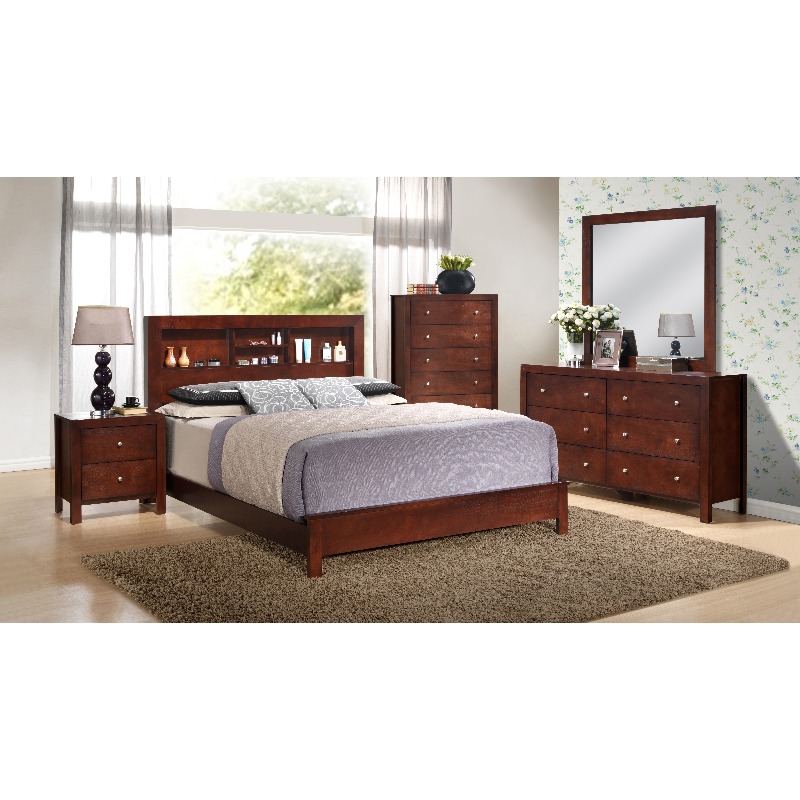 elegant cherry   queen bed frame classic rich brown sturdy durable easy ssembly queen size bed with   for master bedroom fits mattresses   spring needed bed frames queen bedding elegant wall clock fitted bedspread mantle mantle clocks etagere decoration megnetic decoration bed duvet clocks wall clocks modern interior design ottomon bed bed frame decor hallstands vintage bed spread foyer decor furniture beds