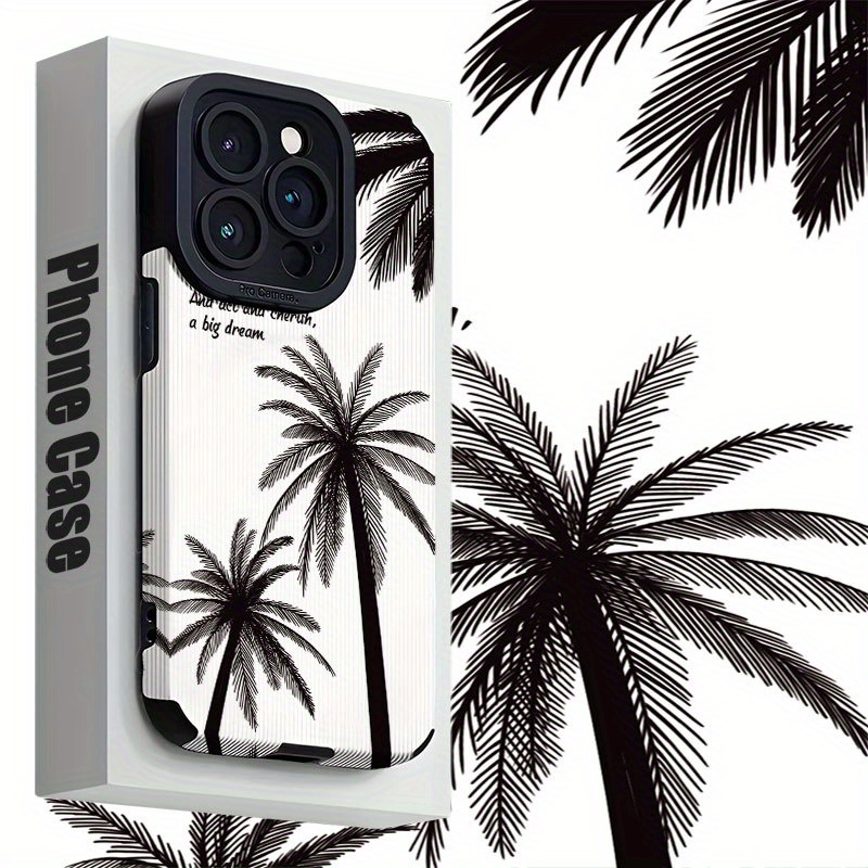 TEMU Phone Case - Coconut Tree Phone Case For Iphone 16/16plus/16pro/16promax/for Iphone 15/15plus/15pro/15promax/for Iphone