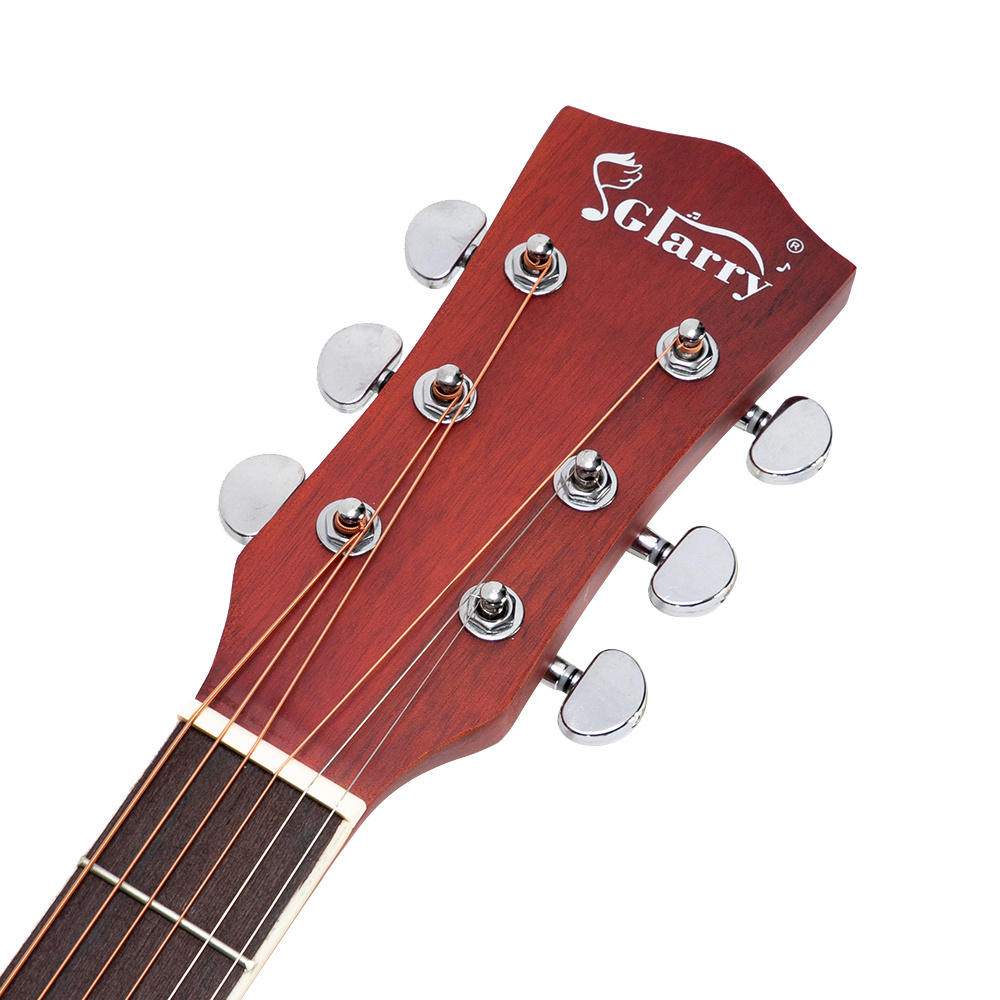 40-Inch GT501 Cutaway Folk Guitar with Spruce Top in Burlywood End... product image 8