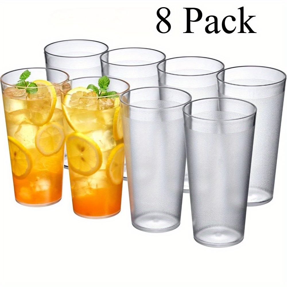 10oz acrylic cup transparent frosted stackable water cup - Temu