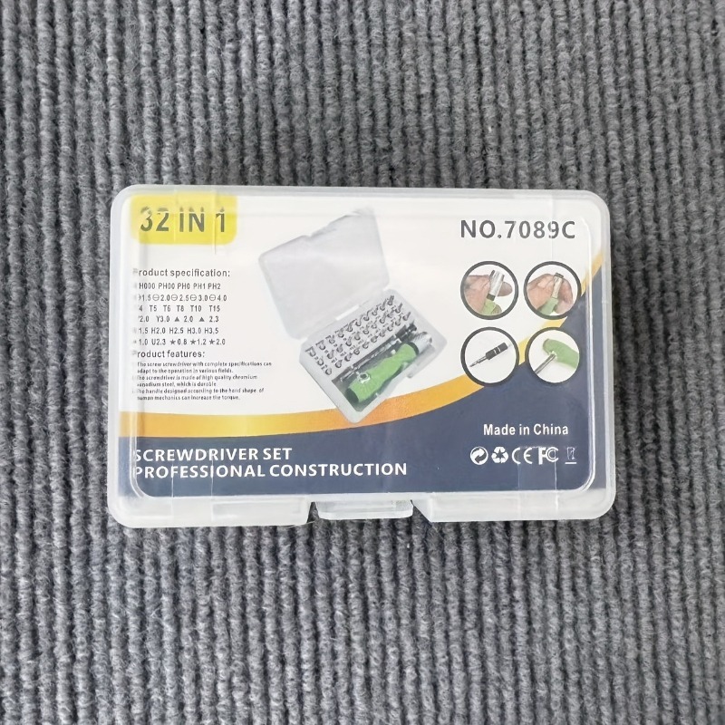 Precision Screwdriver, Equipped With A Compact Repair Tool Kit, Ideal For Repairing Computers, Macbooks, Laptops, And Eyeglasses