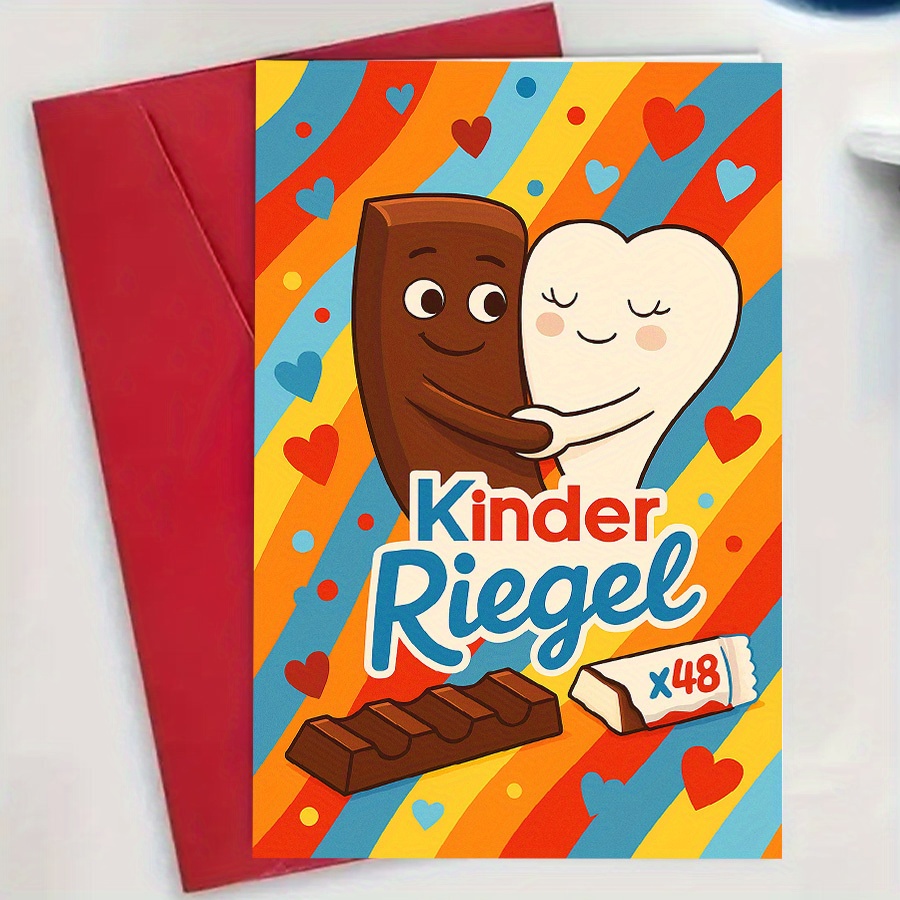 TEMU 1 pz " per gli del Cioccolato - Kinder Riegel 48 pezzi, a Forma di per Condividere e "