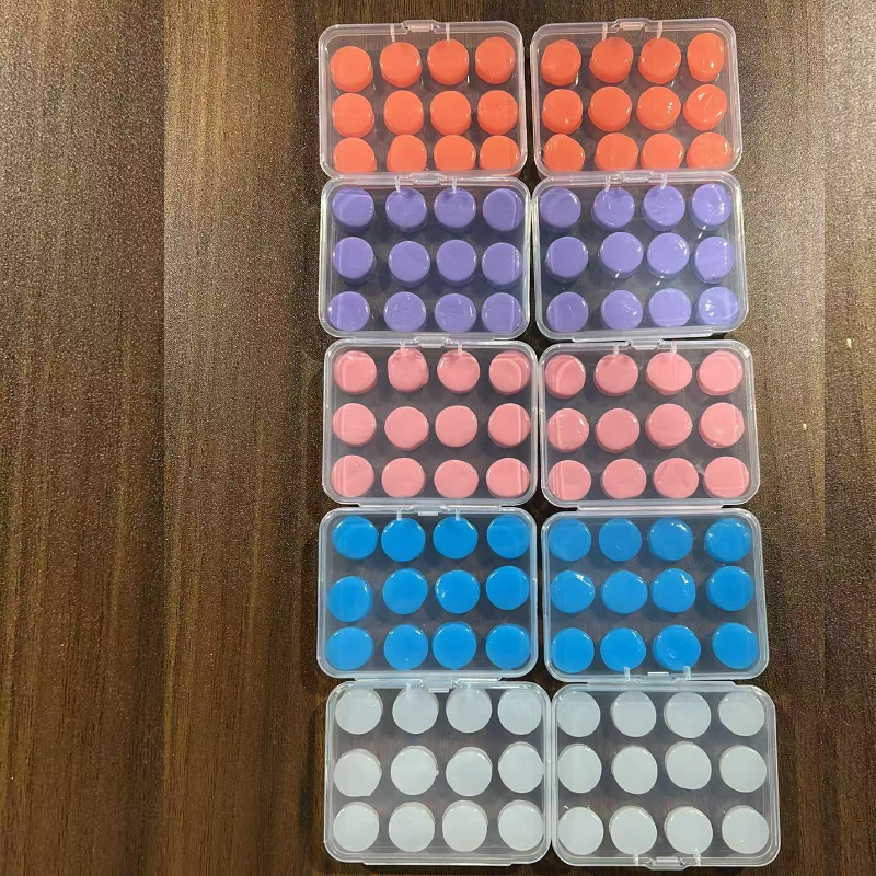 TEMU Juego de 120 piezas, 10 cajas de tapones para los oídos ultrasuaves para dormir - Hechos de material moldeable, cómodos de usar y reutilizables.