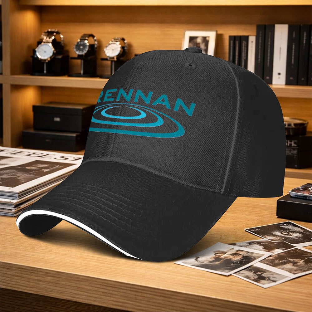 TEMU 1pc Drennan Logo Fashion Versatile Couple Style Adjustable Sandwich Baseball Cap, Trendy Printed Craft Unisex Outdoor Sports Casual Hat Suitable